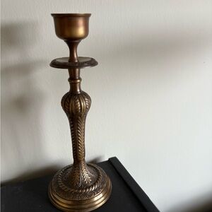 Elegant Bronze Candle Holder